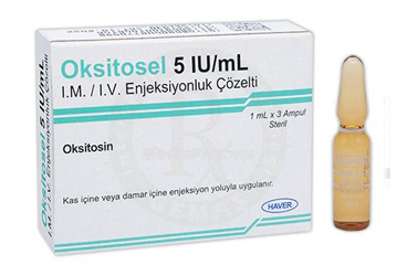 OKSITOSEL  5 IU/ML I.M. / I.V. ENJEKSIYONLUK COZELTI (3 AMPUL)